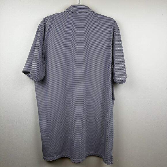 Greyson Saranac Polo Performance Golf Resort Striped Purple Mens XL Short Sleeve - Picture 4 of 11